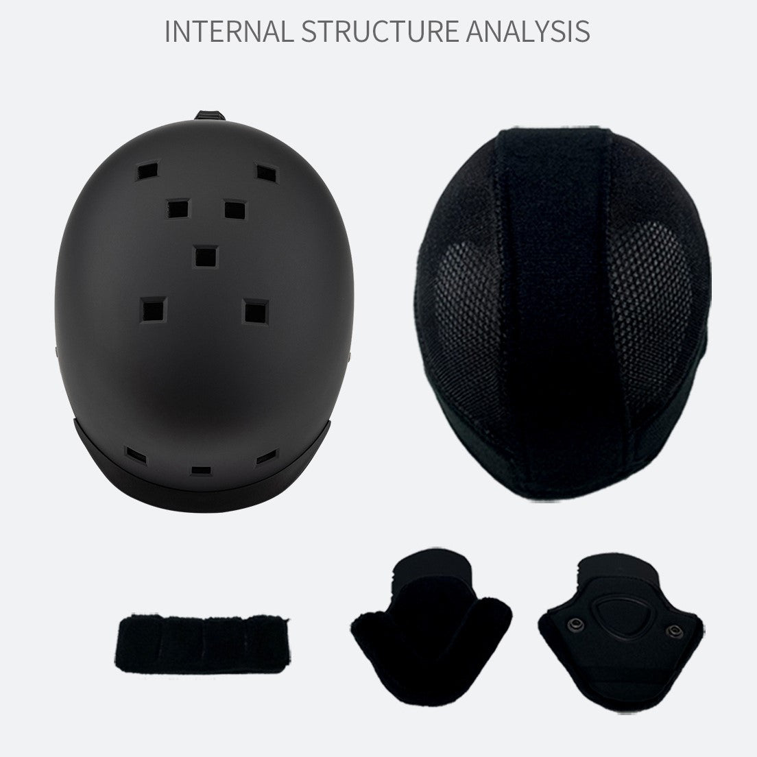 S-43 Professional Ski Helmets Adult Single/Double Boarding Ski Hats Sports Protective Equipment Ski Helmets Wholesale