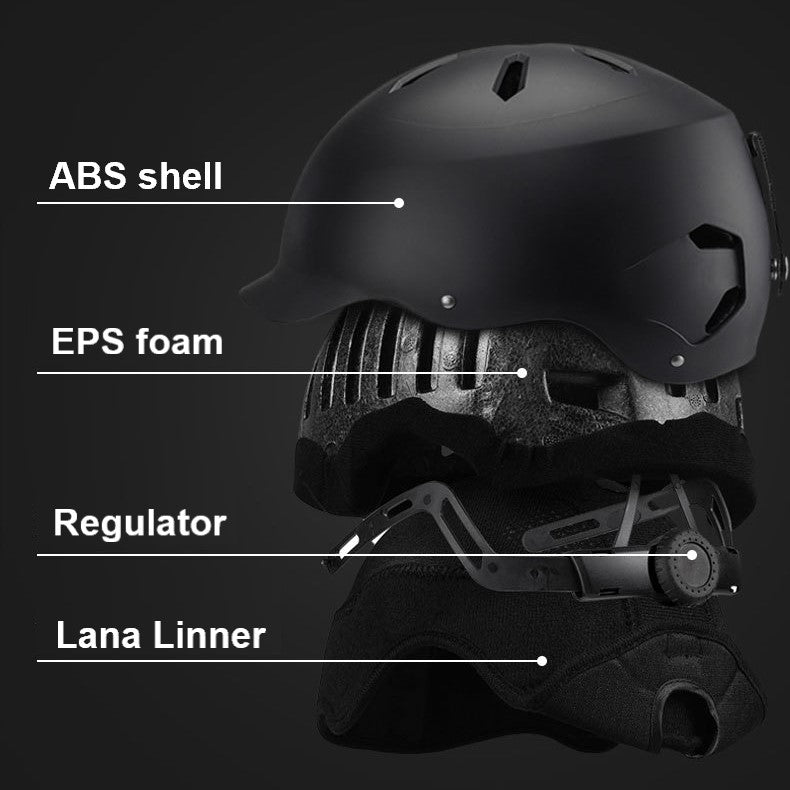 S-46 Professional Ski Helmet Adult Warm Snow Helmet Outdoor Men's and Women's Protective Adjustable Ski Helmet