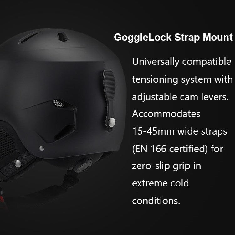 S-46 Professional Ski Helmet Adult Warm Snow Helmet Outdoor Men's and Women's Protective Adjustable Ski Helmet