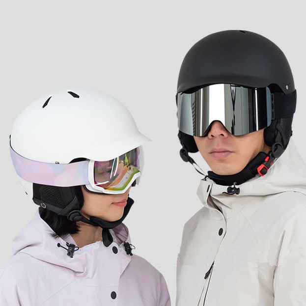 S-46 Professional Ski Helmet Adult Warm Snow Helmet Outdoor Men's and Women's Protective Adjustable Ski Helmet