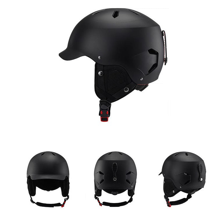 S-46 Professional Ski Helmet Adult Warm Snow Helmet Outdoor Men's and Women's Protective Adjustable Ski Helmet