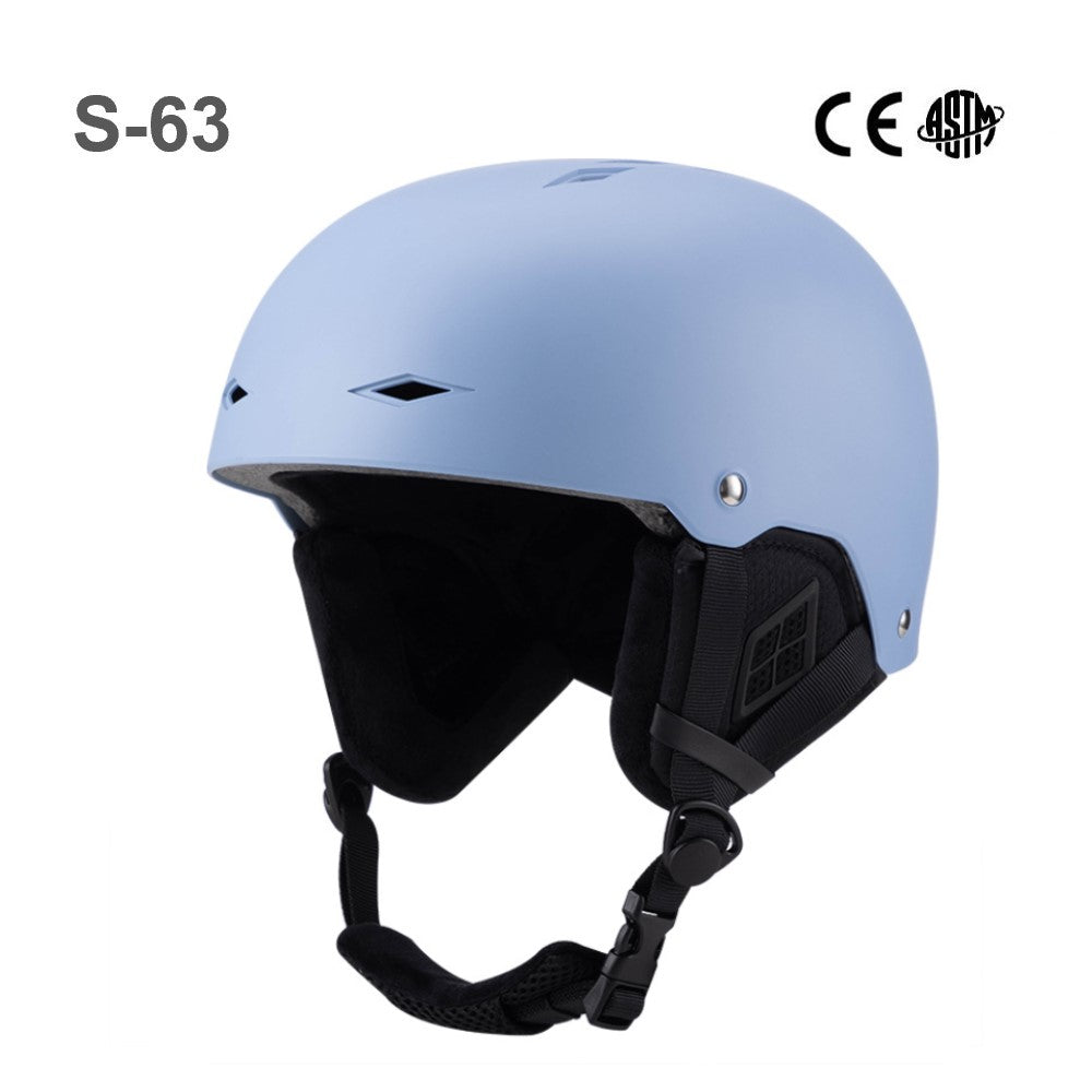 S-63G Hot selling winter sports ski helmets, adult warm and unisex ski helmets, rental and wholesale for ski resorts