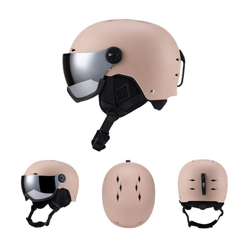 S-63G Hot selling winter sports ski helmets, adult warm and unisex ski helmets, rental and wholesale for ski resorts