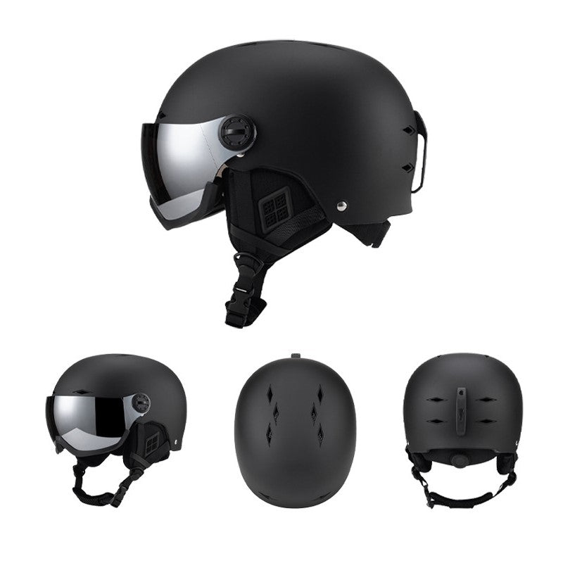 S-63G Hot selling winter sports ski helmets, adult warm and unisex ski helmets, rental and wholesale for ski resorts