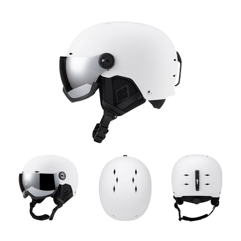 S-63G Hot selling winter sports ski helmets, adult warm and unisex ski helmets, rental and wholesale for ski resorts