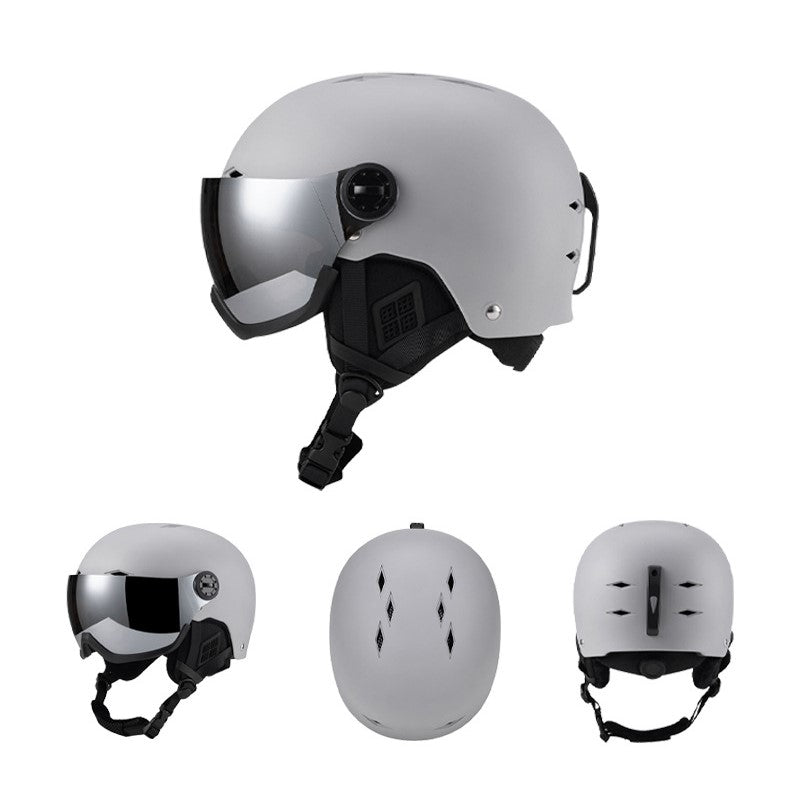 S-63G Hot selling winter sports ski helmets, adult warm and unisex ski helmets, rental and wholesale for ski resorts