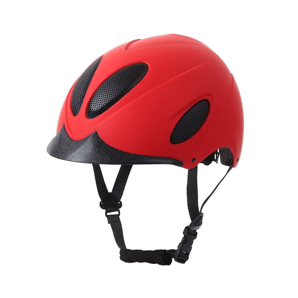 E-13 Equestrian Helmet CE ASTM SGS Certified ABS EPS Large honeycomb Ventilated Horse Riding Helmet Unisex Adult S/M/L, OEM ODM Available