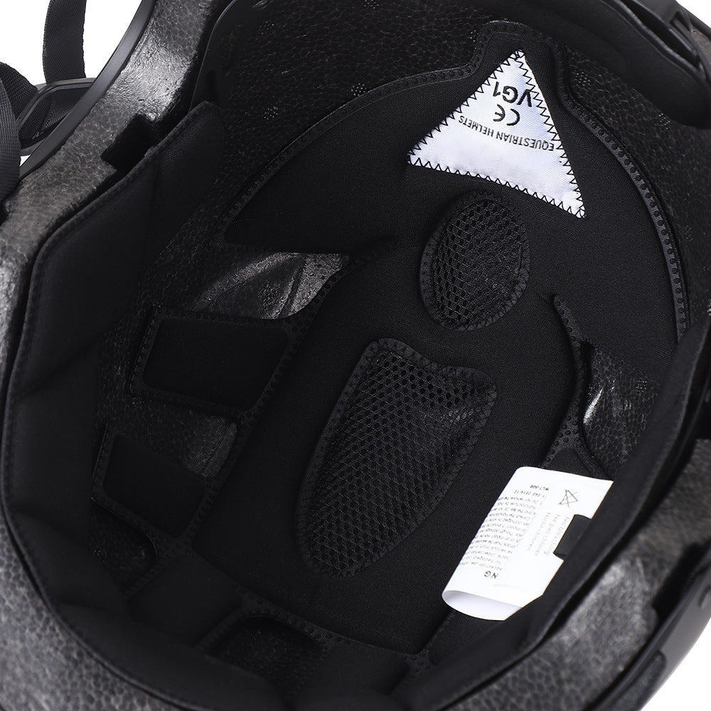 E-13 Equestrian Helmet CE ASTM SGS Certified ABS EPS Large honeycomb Ventilated Horse Riding Helmet Unisex Adult S/M/L, OEM ODM Available