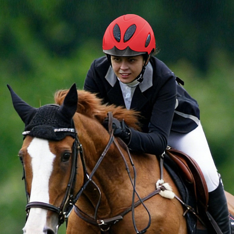 E-13 Equestrian Helmet CE ASTM SGS Certified ABS EPS Large honeycomb Ventilated Horse Riding Helmet Unisex Adult S/M/L, OEM ODM Available