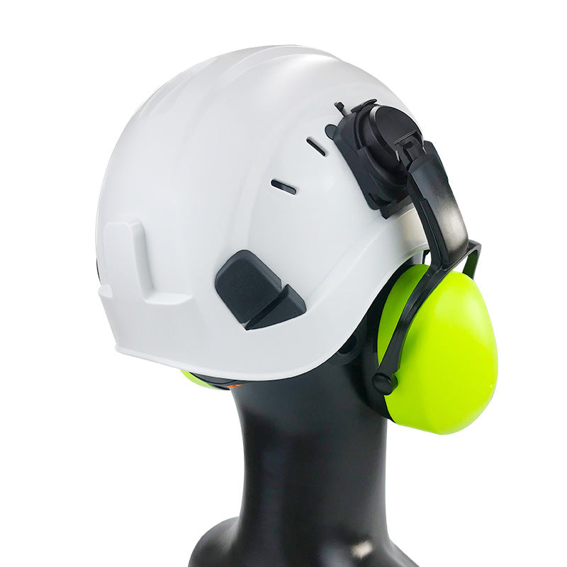 E-5001E Helmet-Mounted Earmuffs for Industrialization — Hearing Protection with Noise Isolation