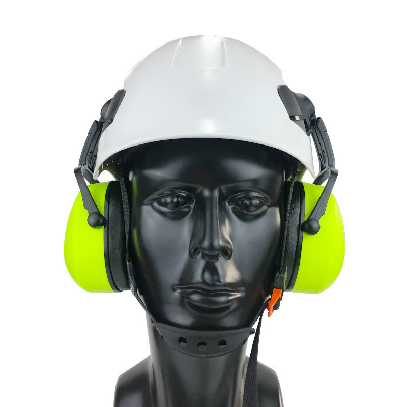 E-5001E Helmet-Mounted Earmuffs for Industrialization — Hearing Protection with Noise Isolation
