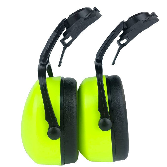 E-5001E Helmet-Mounted Earmuffs for Industrialization — Hearing Protection with Noise Isolation