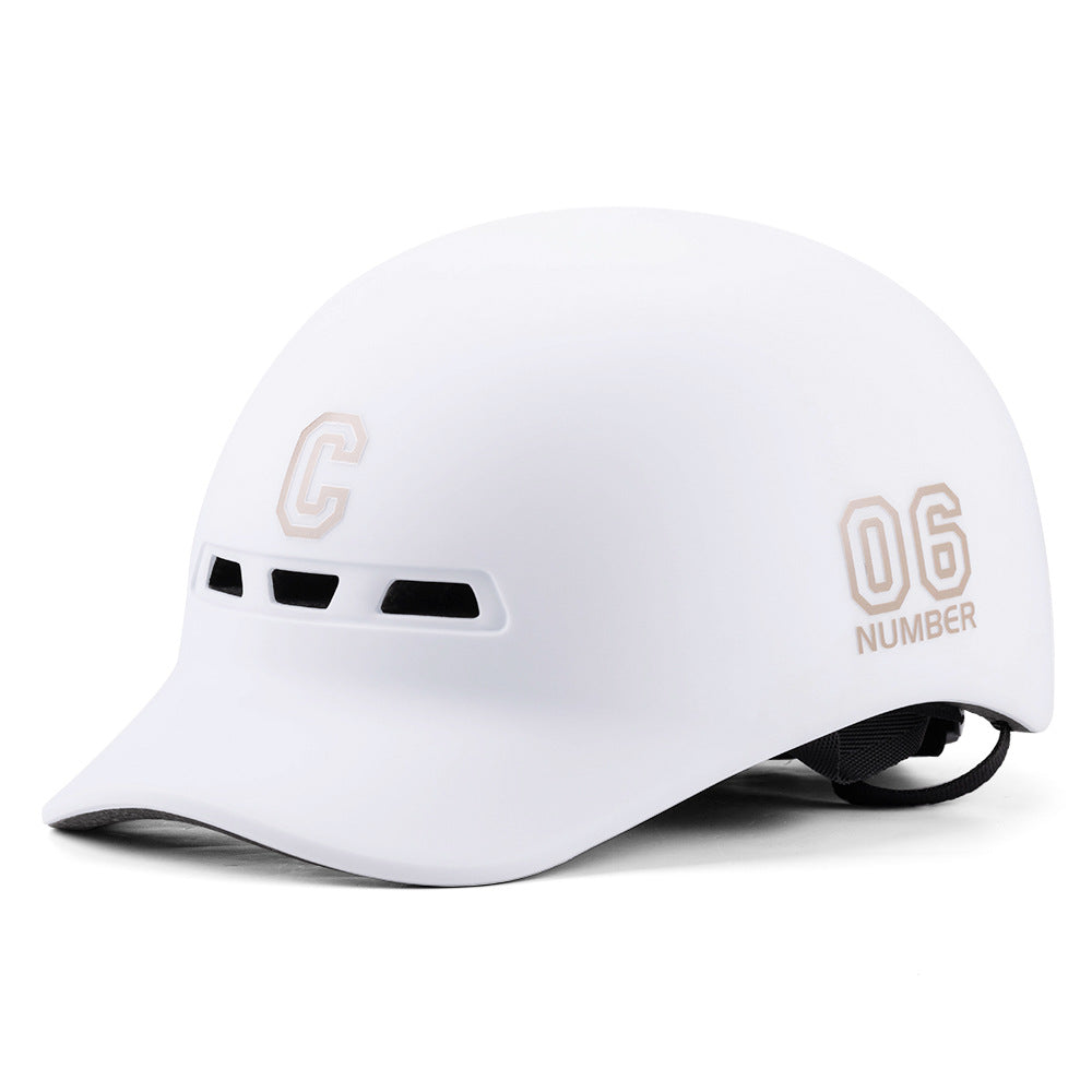 U-60HT Streetwear Bike Helmet | From Skatepark to Coffee Run | Multi-Impact Certified Cap Helmet for Urban Explorers | Low-Profile Commuter Design