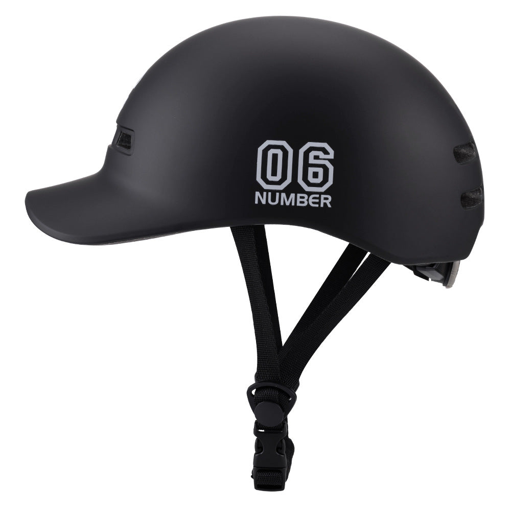 U-60HT Streetwear Bike Helmet | From Skatepark to Coffee Run | Multi-Impact Certified Cap Helmet for Urban Explorers | Low-Profile Commuter Design