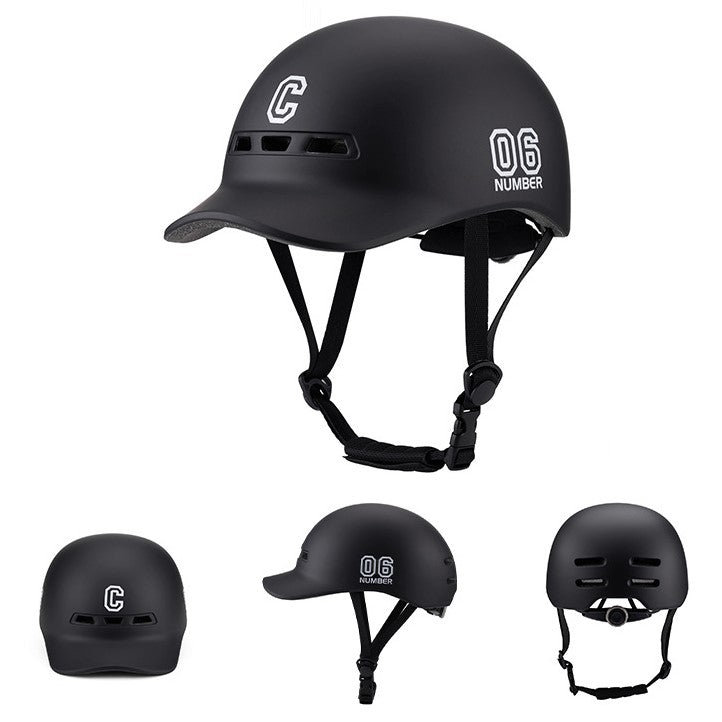 U-60HT Streetwear Bike Helmet | From Skatepark to Coffee Run | Multi-Impact Certified Cap Helmet for Urban Explorers | Low-Profile Commuter Design