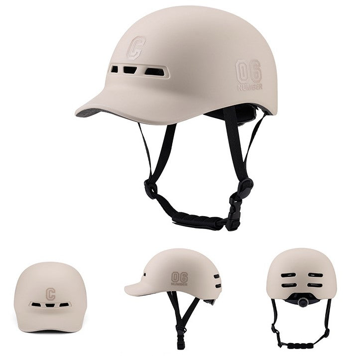 U-60HT Streetwear Bike Helmet | From Skatepark to Coffee Run | Multi-Impact Certified Cap Helmet for Urban Explorers | Low-Profile Commuter Design