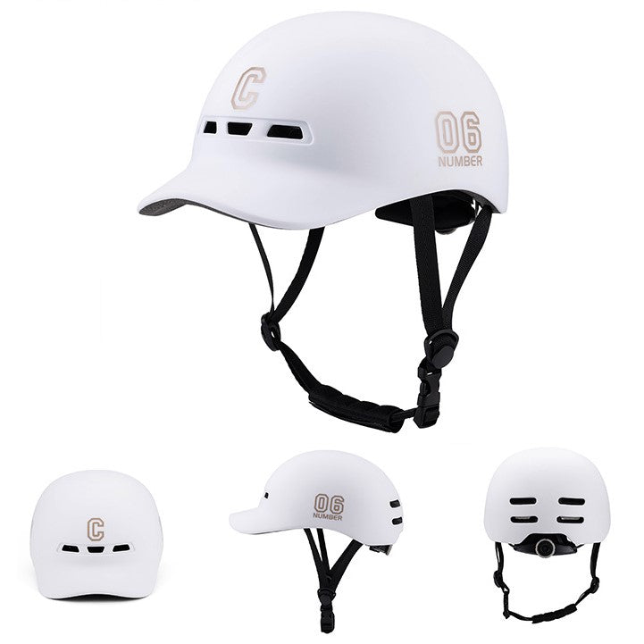 U-60HT Streetwear Bike Helmet | From Skatepark to Coffee Run | Multi-Impact Certified Cap Helmet for Urban Explorers | Low-Profile Commuter Design
