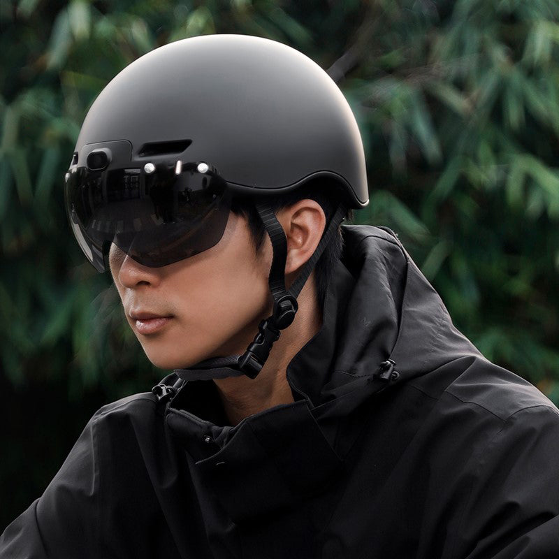 E6S Wifi/Bluetooth connection helmet AI voice Smart Helmet 1080P camera cycling helmet