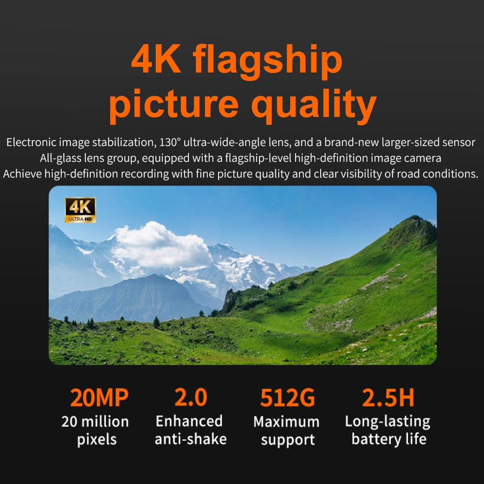 E6 pro 4K Ultra Clear Camera Helmet AI voice Operation Smart Bike Helmet with GPS track and WIFI/Bluetooth connection