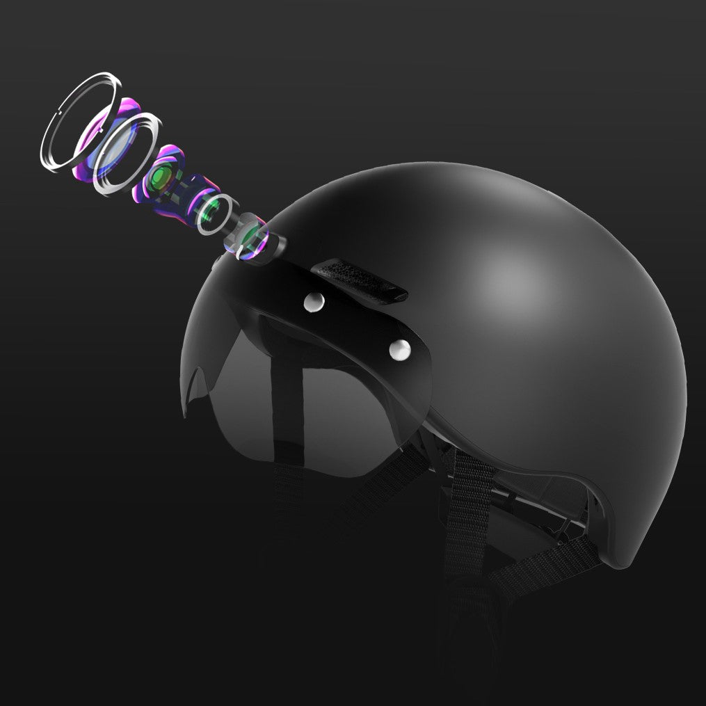 E6S Wifi/Bluetooth connection helmet AI voice Smart Helmet 1080P camera cycling helmet
