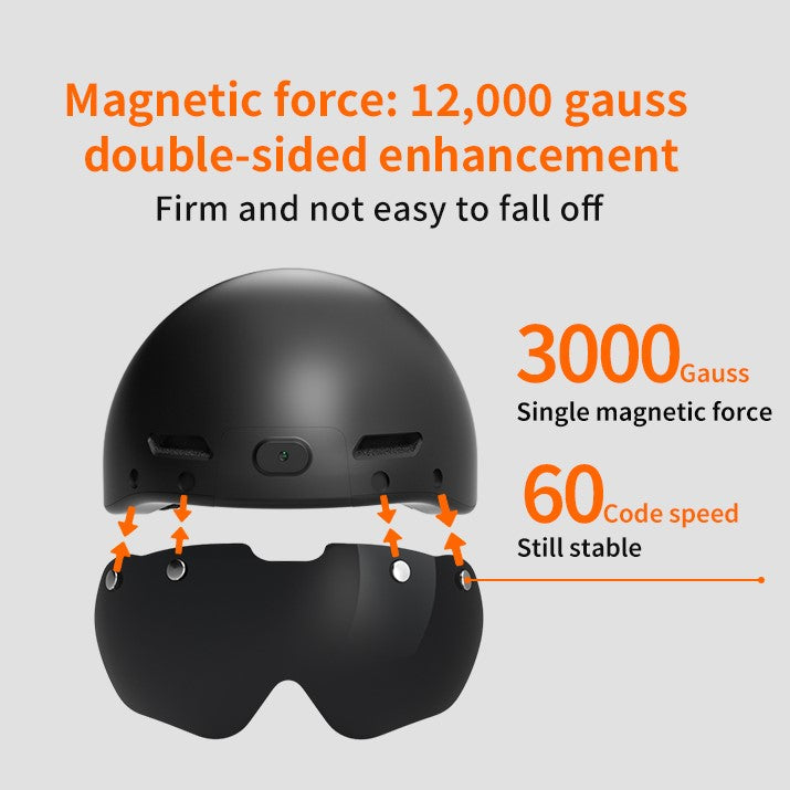 E6S Wifi/Bluetooth connection helmet AI voice Smart Helmet 1080P camera cycling helmet