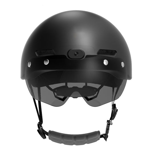 E6 pro 4K Ultra Clear Camera Helmet AI voice Operation Smart Bike Helmet with GPS track and WIFI/Bluetooth connection
