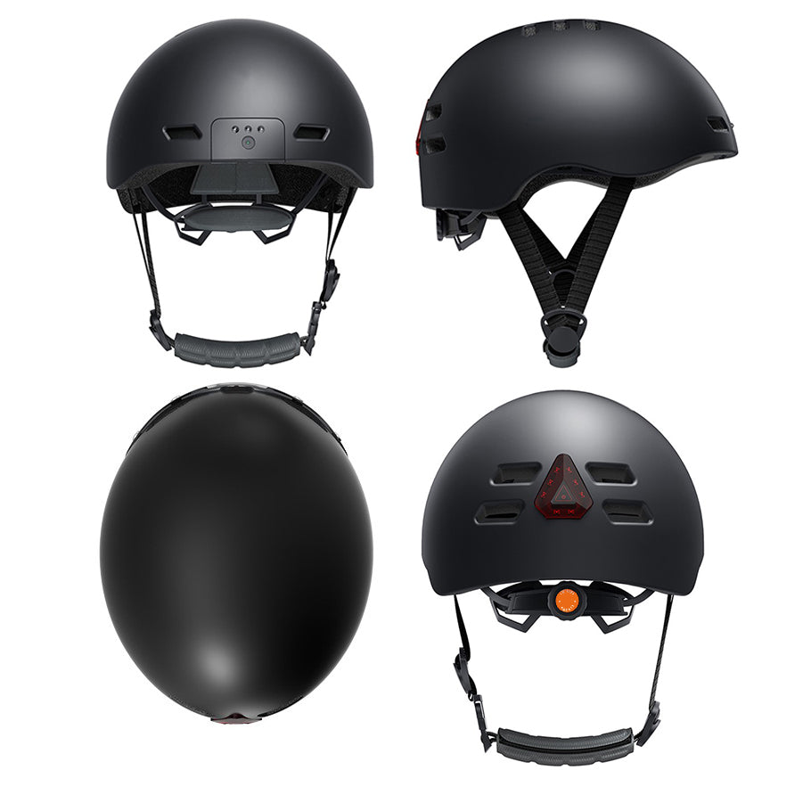 E6 AI Voice Shooting Smart Helmet integrated 720P dashcam Camera and Bluetooth